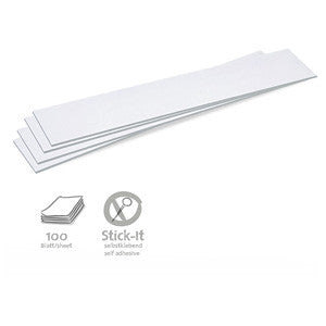 100 Stick-It Cards, titles, white